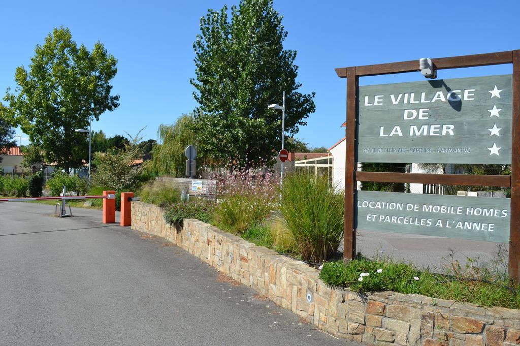 Camping Le Village De La Mer Les Moutiers Exteriör bild